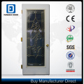 Fangda Fan Lite Entry Steel Glass Door